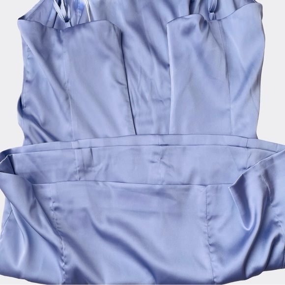 Aritzia Sunday Best Shimmer Mini Dress Lavender 6 NWT - Picture 9 of 15